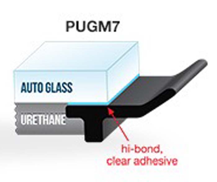 PUGM7 - 10mm Adhesive Professional Underglass Moulding x 75' (22.86M)