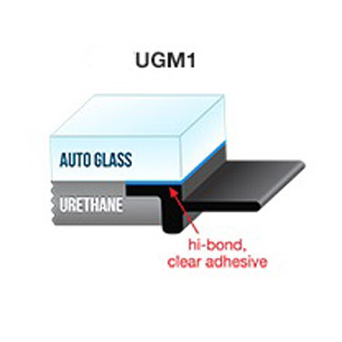 PUGM1 - 8mm  Self-Adhesive Professional Underglass Moulding x 75' (22.8m)