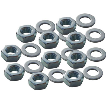 M10 Nuts & Washers x 10