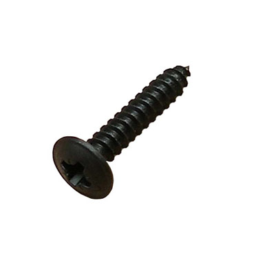 Self tapping black flanged head screw No.6 x 3/4" 