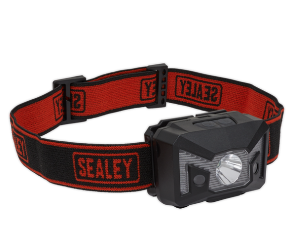 Rechargeable Head Torch with Auto-Sensor 3W SMD LED