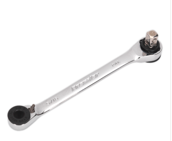 Ratchet Spanner 1/4'' Hex x 5/16'' Hex Drive & 1/4''Sq Drive Adaptor