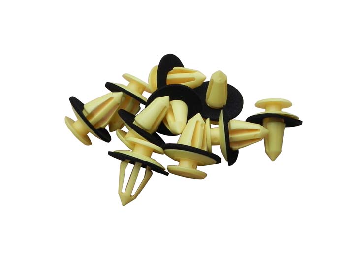 Range Rover 02-06 Discovery 13/16 Yellow Clips x 10-pcs (DYC500020, DZM000070)
