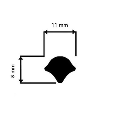Black Insert x 30M roll