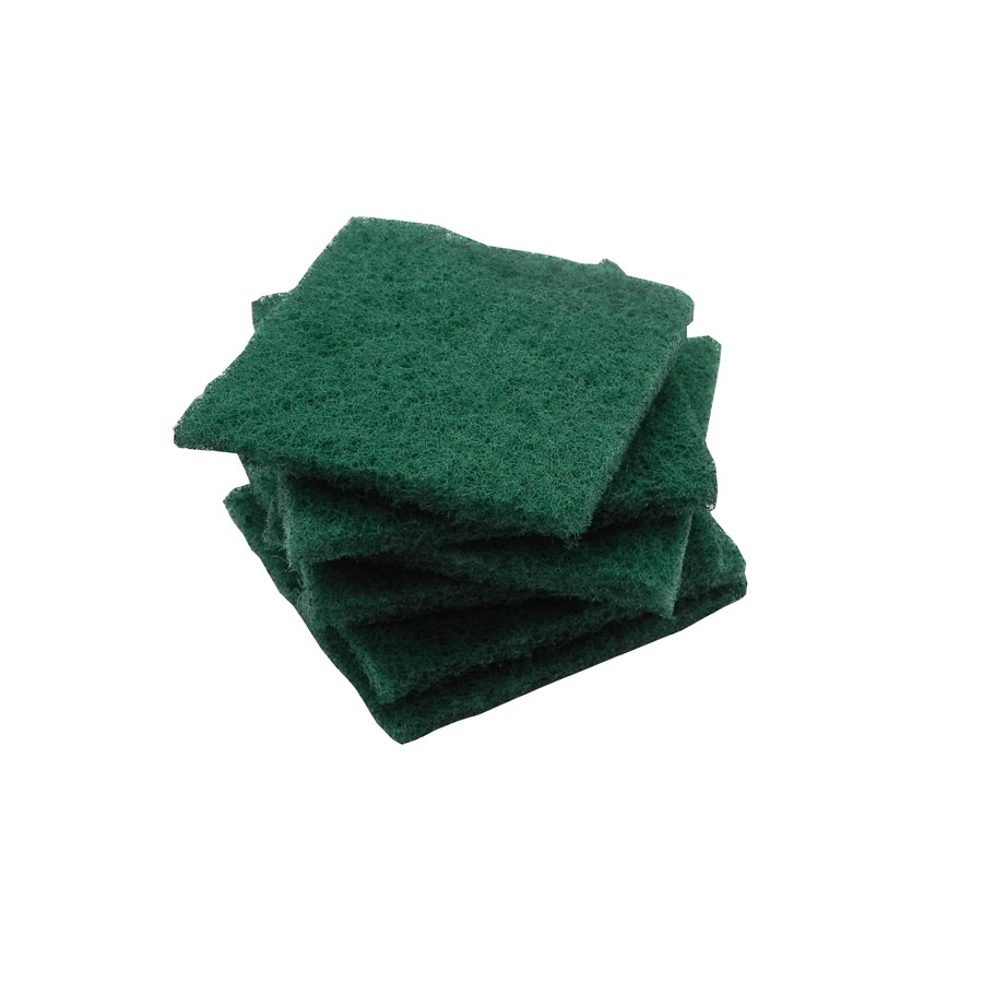 Pack of 6 Global Nylon Glass Scourers - Green