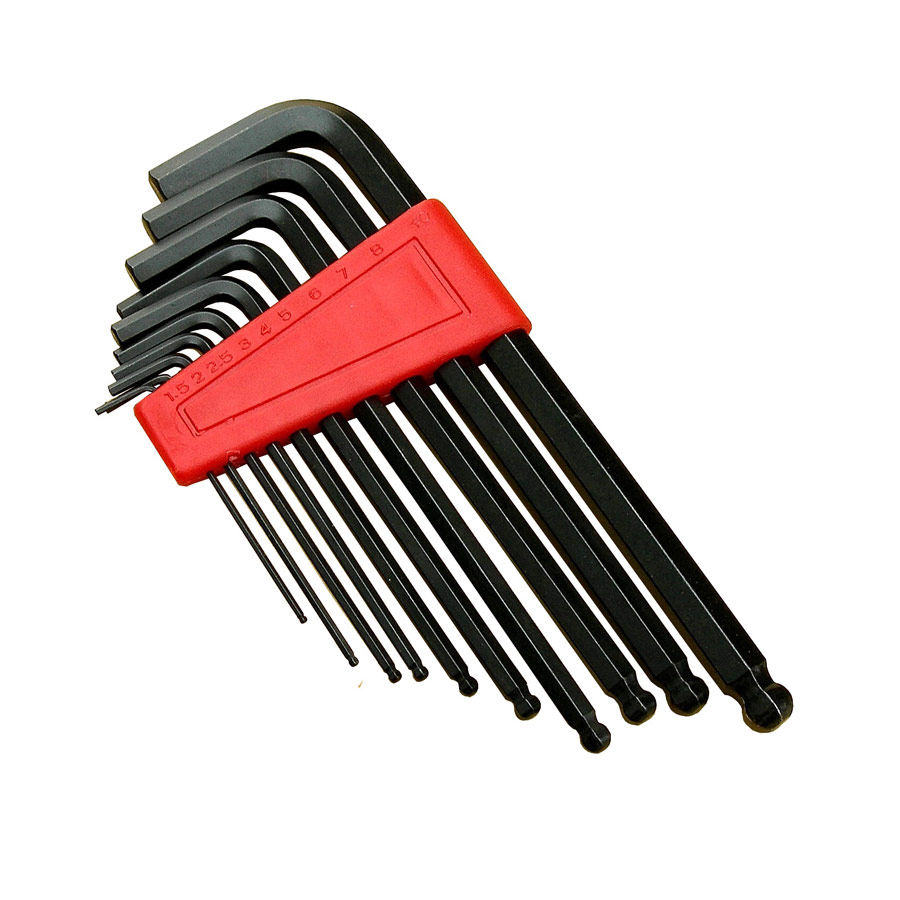 10-pce Metric Ball End Hex Key Set