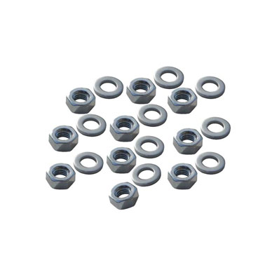 M6 Nuts & Washers x 10
