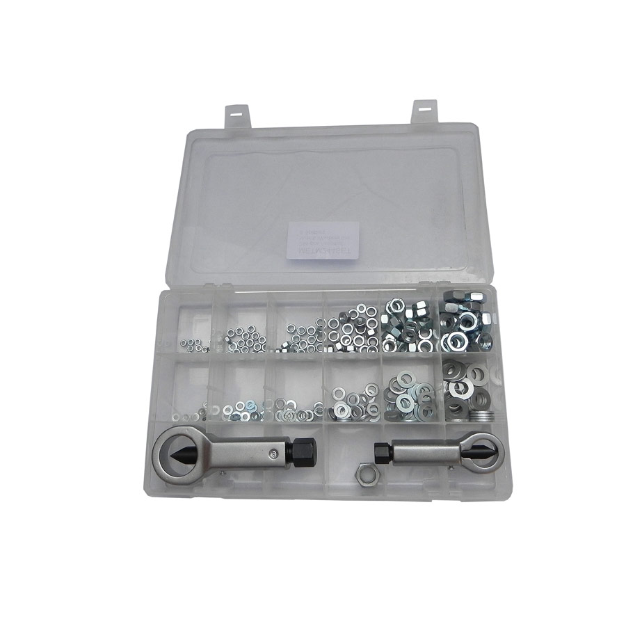 Global 242-pce assorted Nut & Washer Set & Nut Splitters