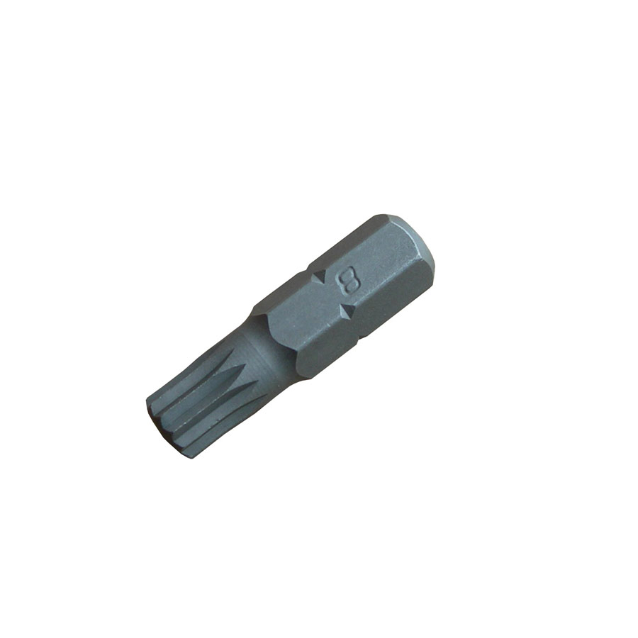 M8 x 30mm Multi-Spline Bit 8mm Drive