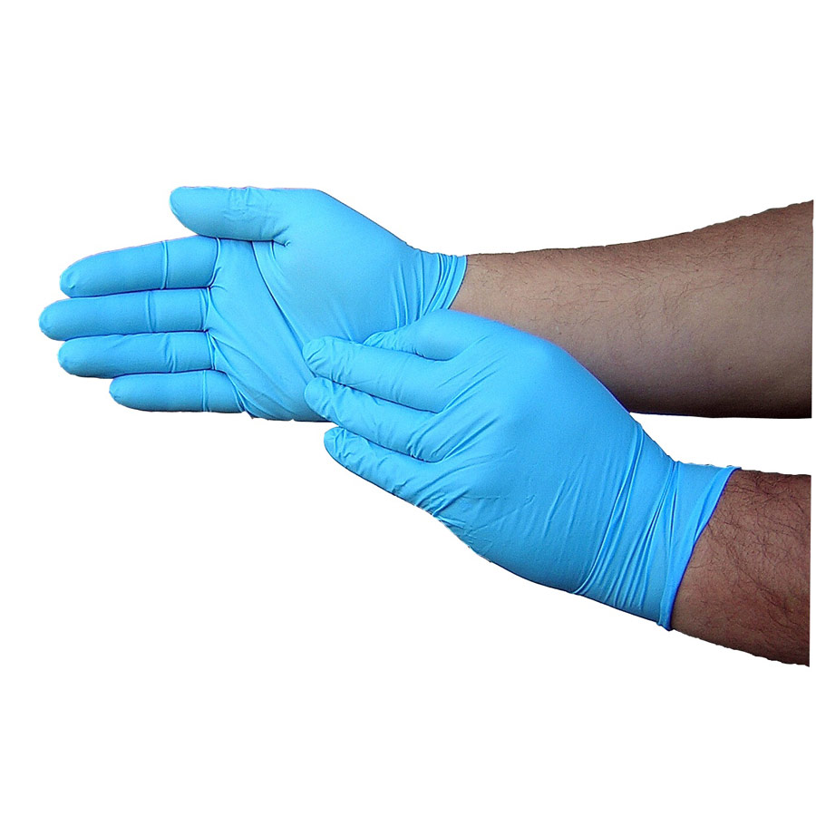Nitrile Powder Free Disposable Gloves x 100 L