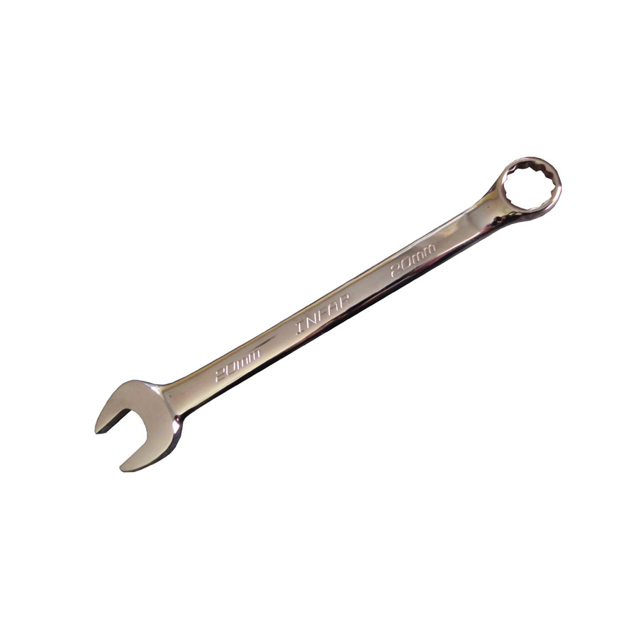 INFAR 20mm Polished Chrome Combination Spanner