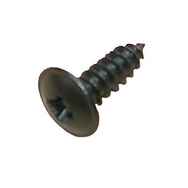 Self tapping black flanged head screw No.8 x 1/2" 