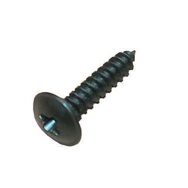 Self tapping black flanged head screw No.8 x 3/4" 