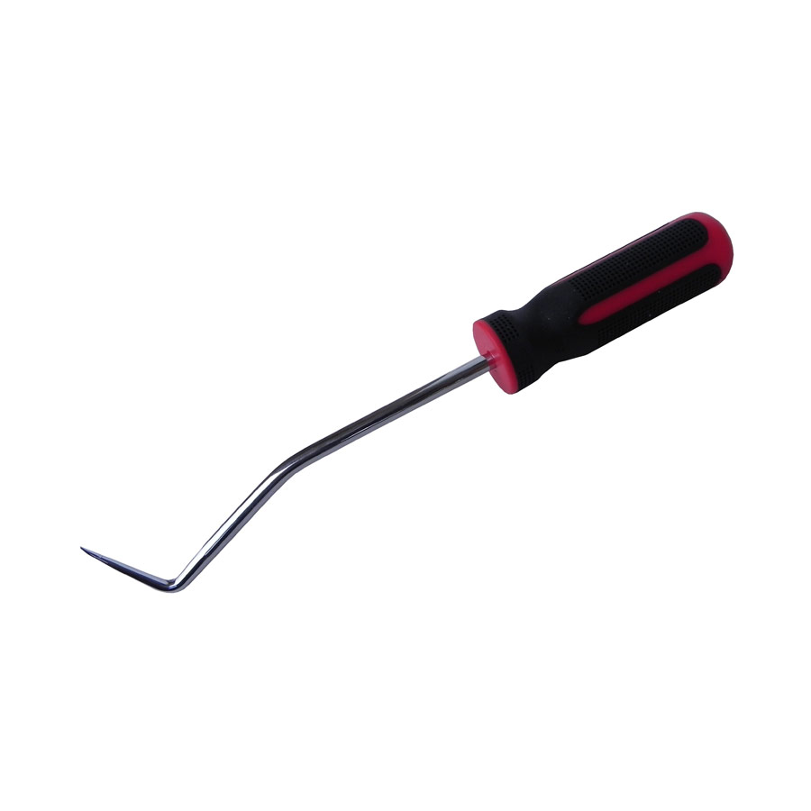 Hook Tool - Long Off Set Angled (Pointed) RED/BLK