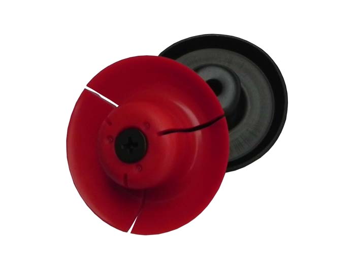 Milwaukee Barrel Gun Extrution End Converter - Foil - (Red)