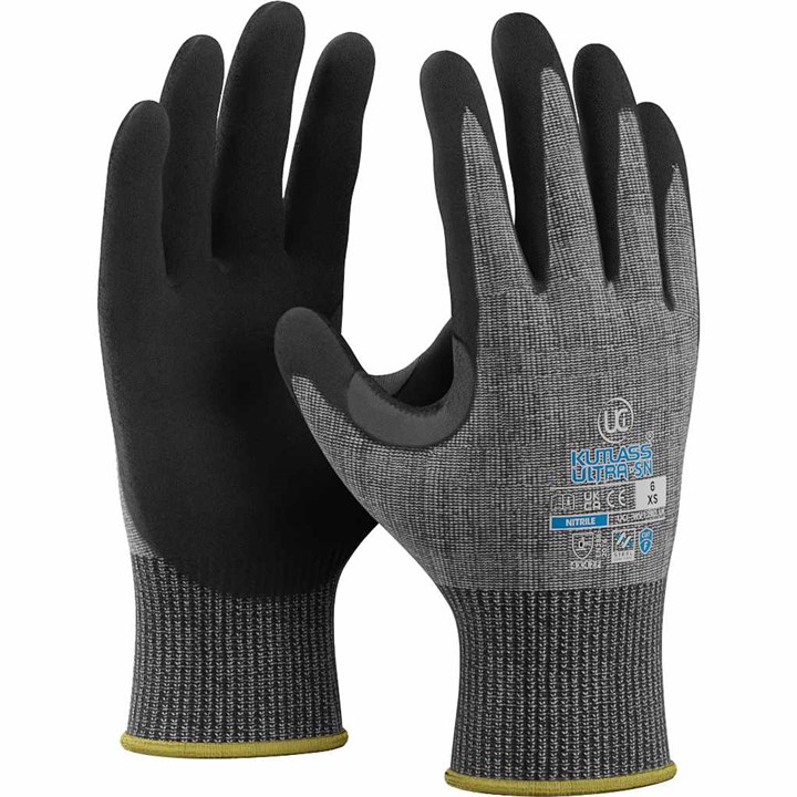 Kutlass® Ultra-Air Cut Level F Size 9 Large High Quality Safety Gloves - 4X43F