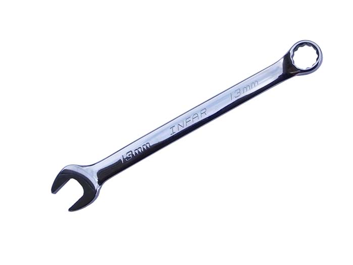 INFAR 13mm Polished Chrome Combination Spanner