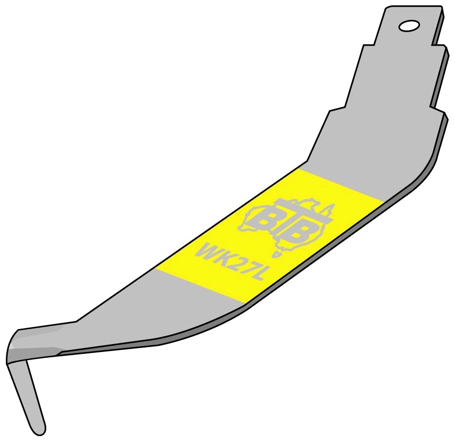 BTB WK27L - 30mm tip L/H cold knife blade