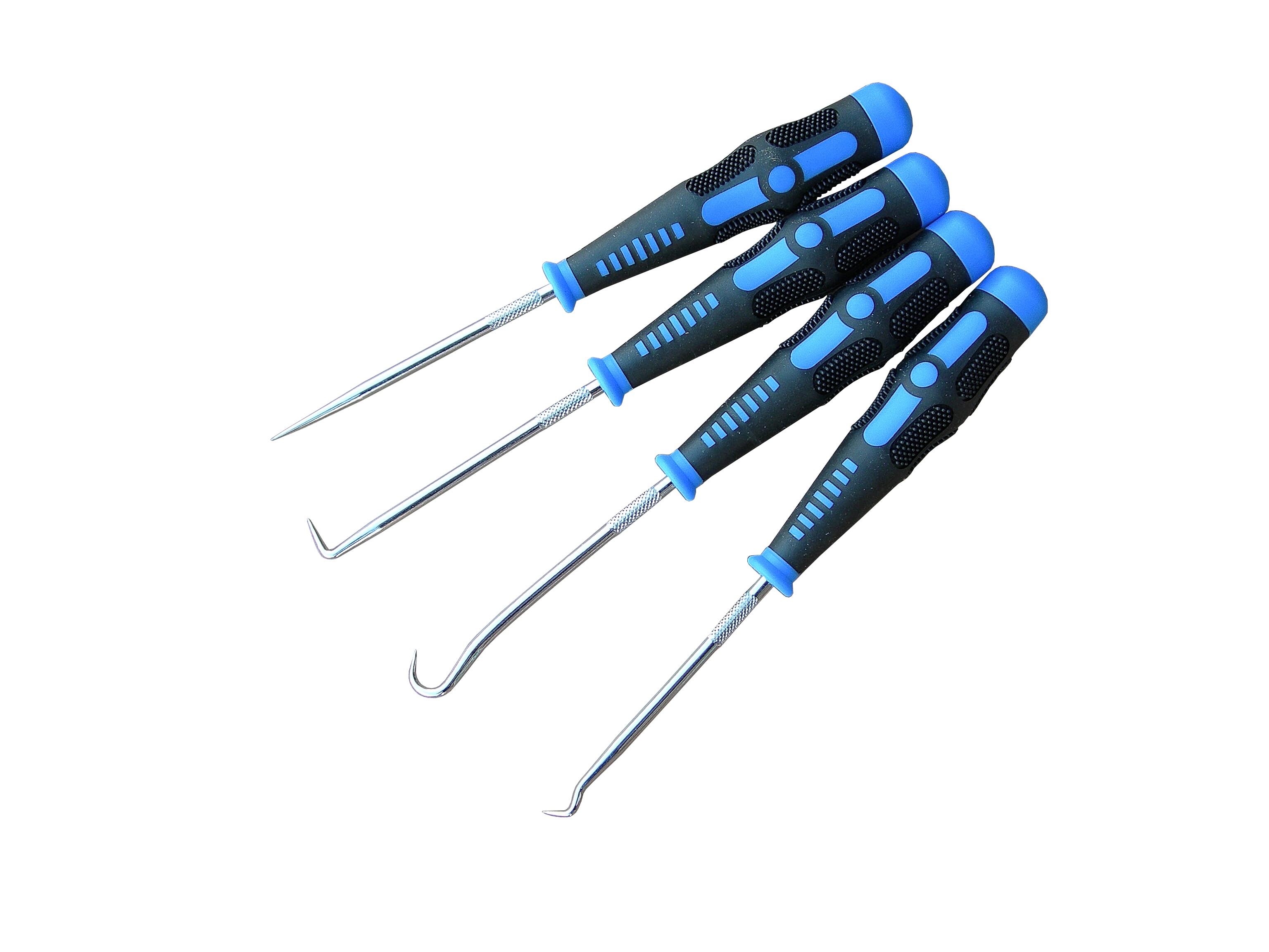 4-pce Soft Grip Hook & Pick Set