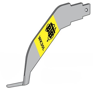 BTB WK30L Right Facing 30mm Tip 120' Internal Bend (Normally 90')