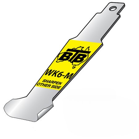 BTB WK6M - 18mm Scraper Blade With Wings