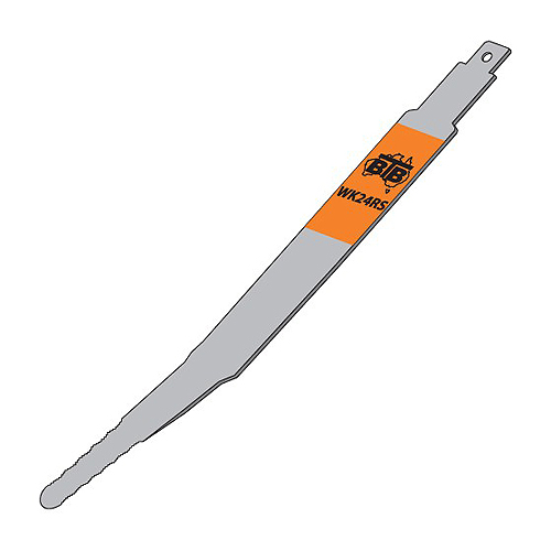 BTB WK24RS 240mm Reverse Serrated Bent Blade