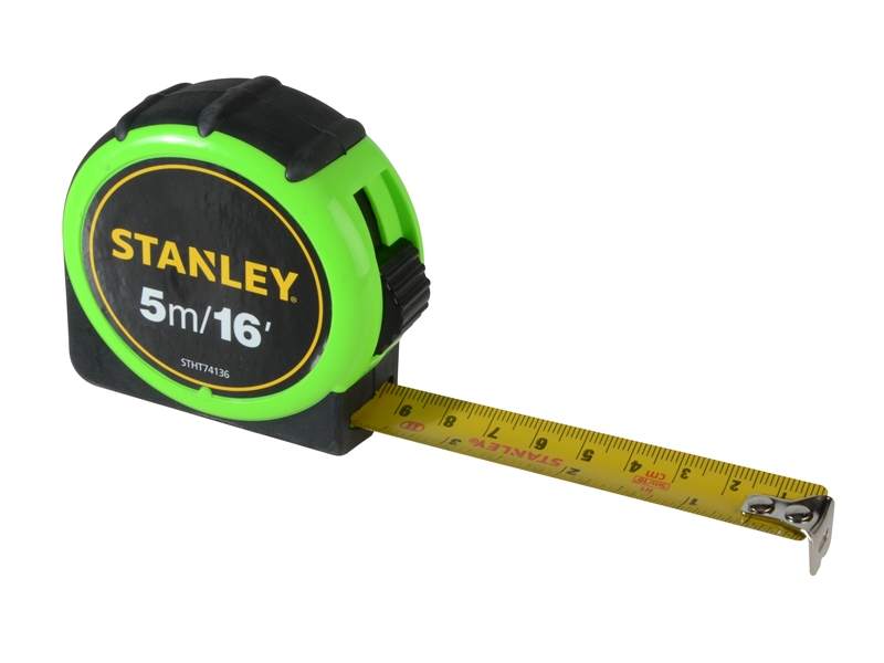 Stanley Hi-Visibility Tape 5m/16ft