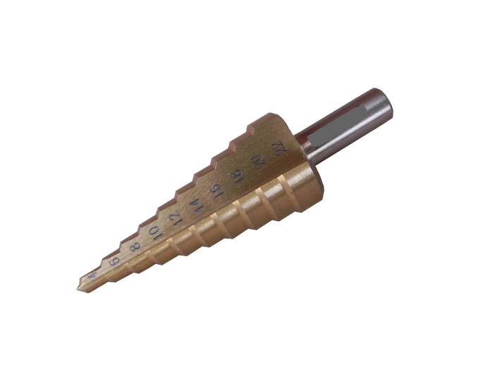 4mm - 22mm HSS Step/Cone Drill 2mm Increments - Titanium Coated