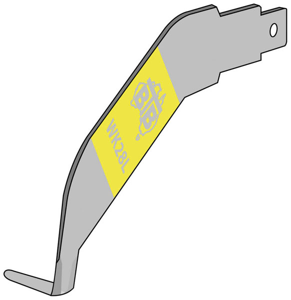 BTB WK28L - 30mm tip R/H Cold Knife Blade