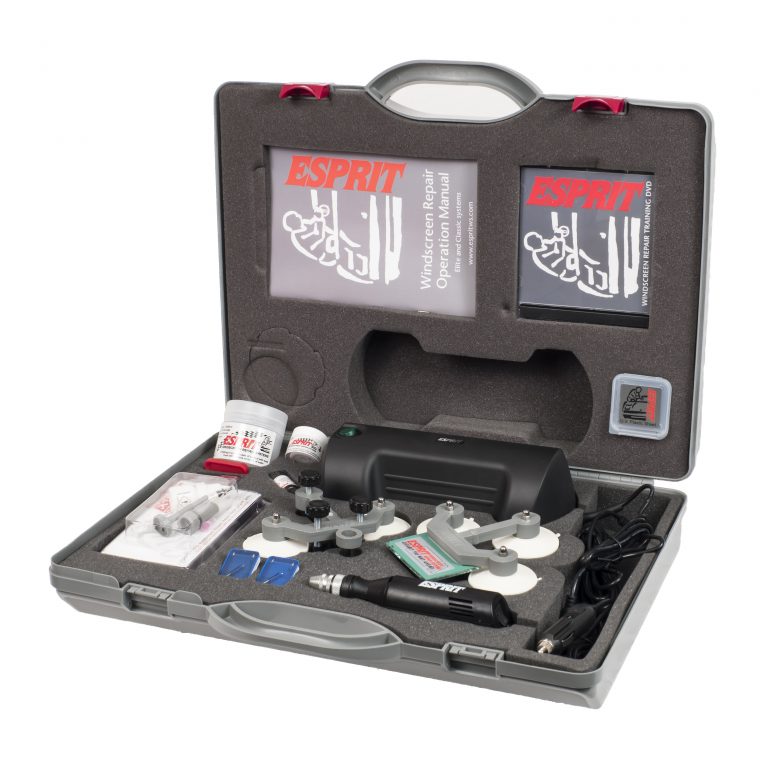 Esprit Compact Classic 12v W/S Repair Kit with UV tube curing lamp