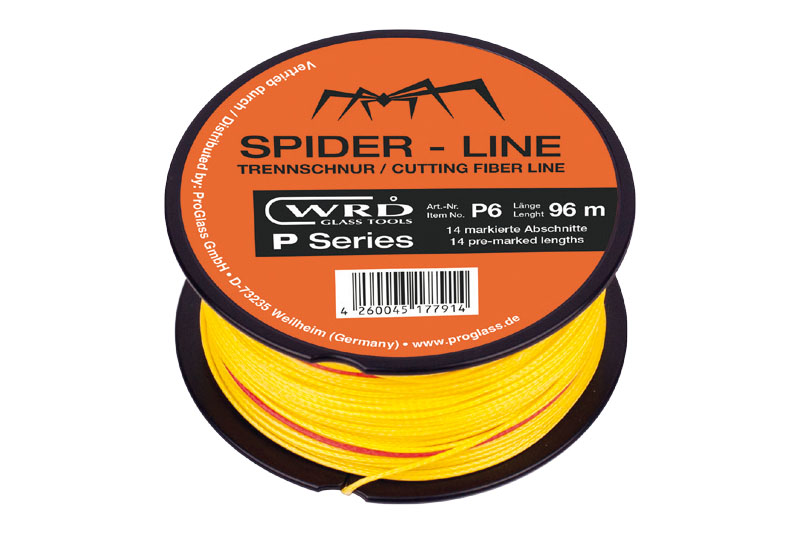 WRD Spider P6 Yellow cutting cord 110kg x 96M Reel x 0.6mm