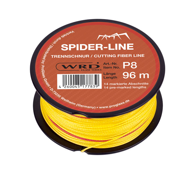 WRD Spider P8 Yellow cutting cord 165kg x 96M Reel x 1.00mm